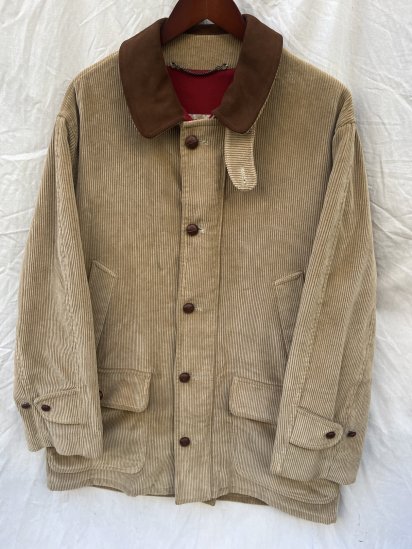 Vintage DAKS Wool Lined Corduroy Country Coat Good Condition (Size : 50)