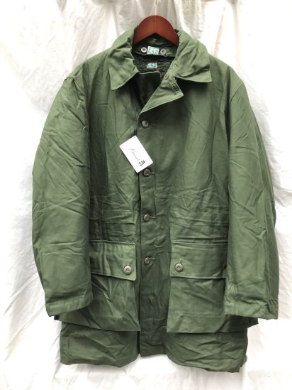 60's~ Vintage Dead Stock Swedish Army M59 Field Coat with Lining