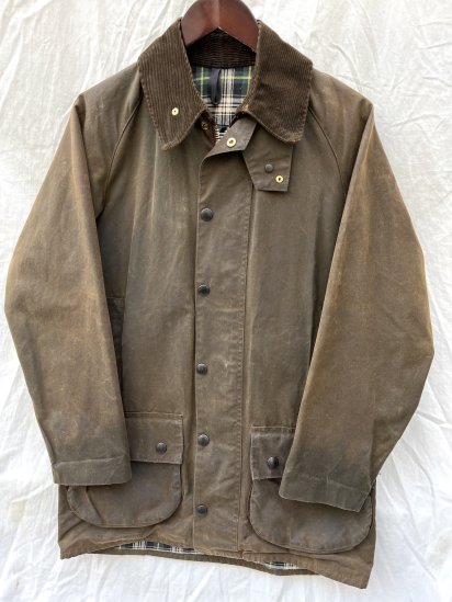 3 Crest Vintage Barbour Moorland Jacket Made in England Mint Condition Brown (SIZE : 38 )