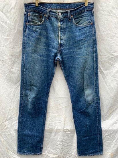 90's Old Levi's 501 Denim Pants Made in USA  (Size : approx 33 x 35)