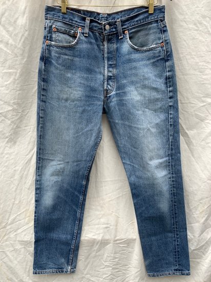 90's Old Levi's 510 Denim Pants Made in U.K (Size : approx 33×32)