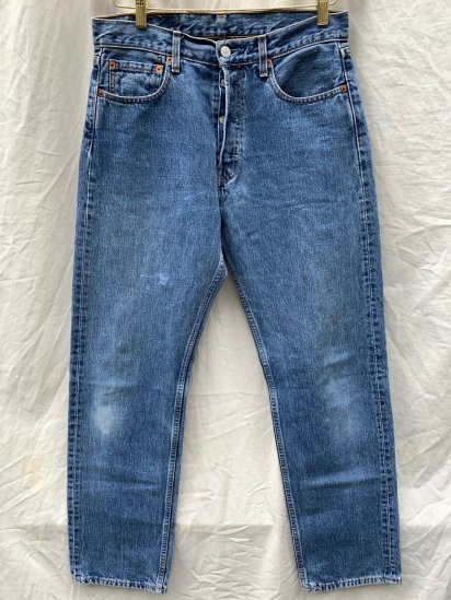 90-00's Old Levi's 517 (Straight) Denim Pants Made in Spain (Size : approx  31×31)