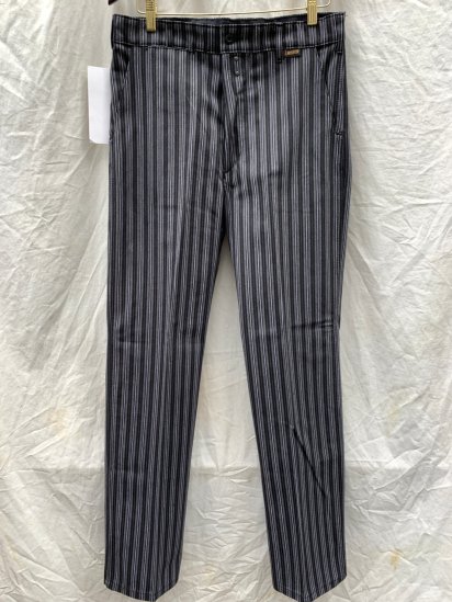 Le Laboureur Made in France Cottton Stripe Work Trousers