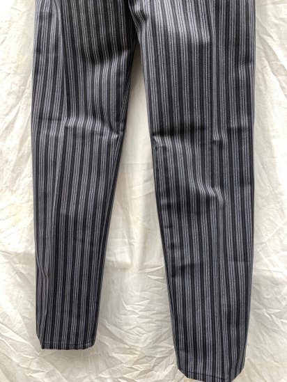 Le Laboureur Made in France Cottton Stripe Work Trousers 