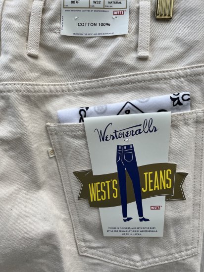 Westoveralls 807F Boot-cut Natural Denim Pants Made in Japan - ILLMINATE  Official Online Shop