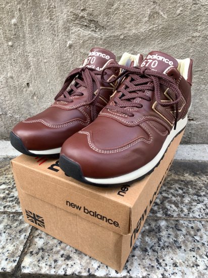 New Balance 670 Made in England Brown - ILLMINATE Official Online Shop
