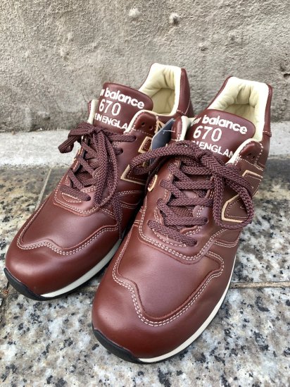 New Balance 670 Made in England Brown - ILLMINATE Official Online Shop