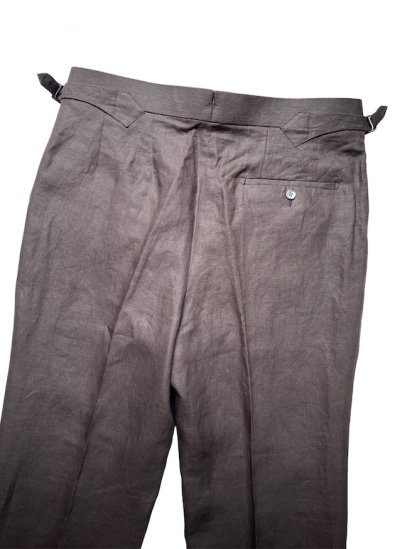 D.C.WITHE SPENCE BRYSON LINEN TROUSERS アグ正規品セールの