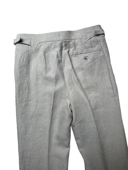 D.C.WITHE SPENCE BRYSON LINEN TROUSERS アグ正規品セールの通販