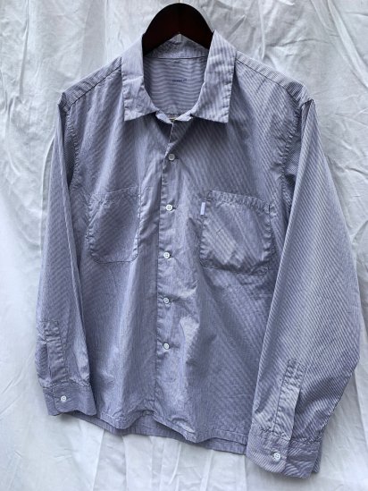 S H made in Japan Open Collar Shirts Stripe