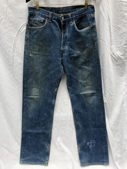 <img class='new_mark_img1' src='https://img.shop-pro.jp/img/new/icons50.gif' style='border:none;display:inline;margin:0px;padding:0px;width:auto;' />90's Old Levi's 501 Denim Pants Made in USA  (Size : approx 33 x 31 1/2)