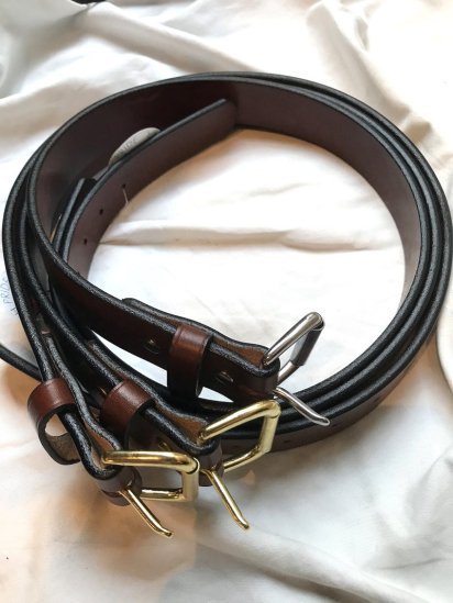<img class='new_mark_img1' src='https://img.shop-pro.jp/img/new/icons50.gif' style='border:none;display:inline;margin:0px;padding:0px;width:auto;' />Made In Ohio (USA) factory Bridle Leather Belt 