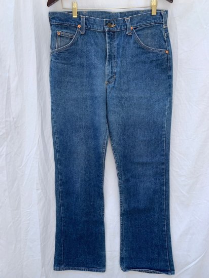 70's Vintage Lee 200-0341 Bootscut Denim Made in USA (Size : approx 34×32)  - ILLMINATE Official Online Shop