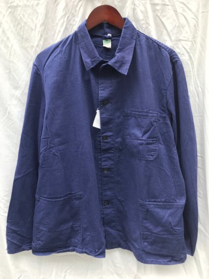 ~80's Vintage German Work HBT Work Jacket (Size : 54)