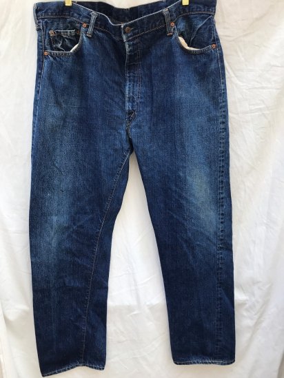 60-70's Vintage Levi's 505 BIG-E Denim Pants Made in U.S.A (SIZE : approx 42h  32)