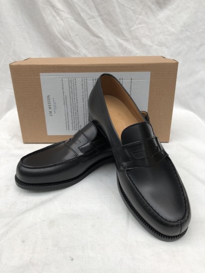 J.M. WESTON 180 SIGNATURE LOAFER BOX CALF MADE IN FRANCE 