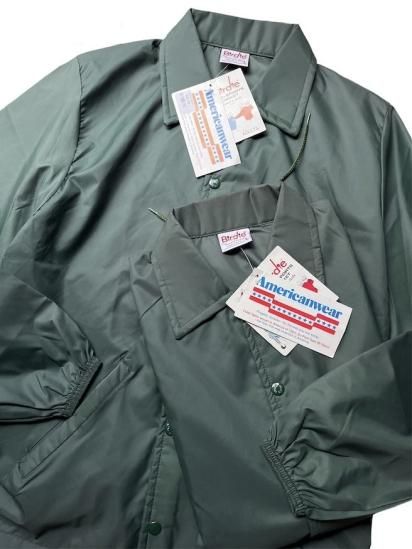 80-90's Dead Stock Birdie Nylon Coach Jacket Made in U.S.A