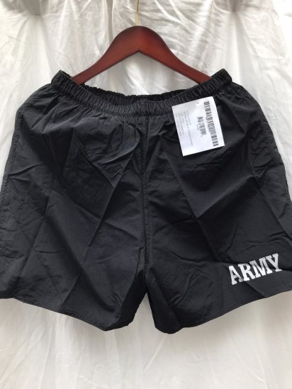 Dead Stock US Army Physical Fitness Uniform Training Shorts SUPPLEX Nylon (Size : Large)