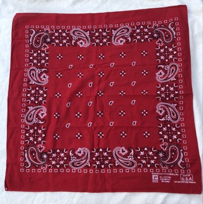 Vintage Bandana PARIS Made In USA 2 ILLMINATE Official Online Shop   176132581 