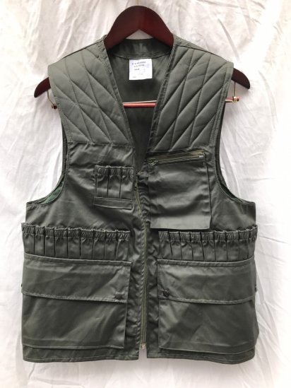 Dead Stock 70-80' Vintage French Hunting Vest Made in France (SIZE : 3)