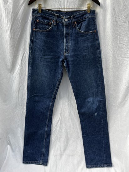 <img class='new_mark_img1' src='https://img.shop-pro.jp/img/new/icons50.gif' style='border:none;display:inline;margin:0px;padding:0px;width:auto;' />90's Levi's 501 Denim Pants Made in UK (Size : approx 32 x 35)