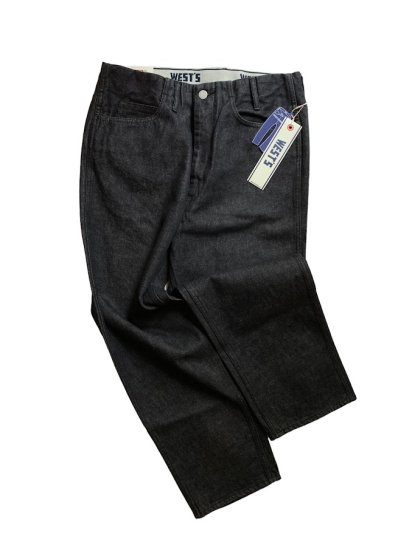 Westoveralls 801S Straight Black Denim Pants Made in Japan ...