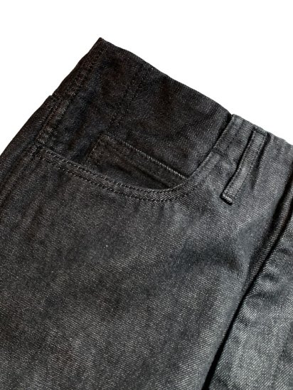 Westoveralls 801S Straight Black Denim Pants Made in Japan