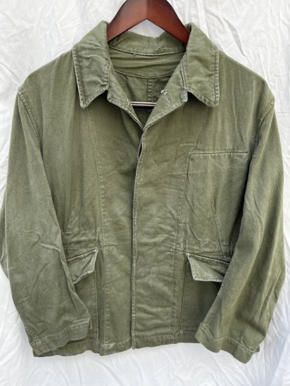 60's Vintage British Army Overall Green Jacket (SIZE : 3)