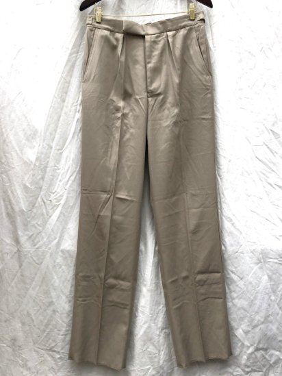 Dead Stock British Army No.6 Tropical Dress Trousers (Size : approx 32 x 34H)