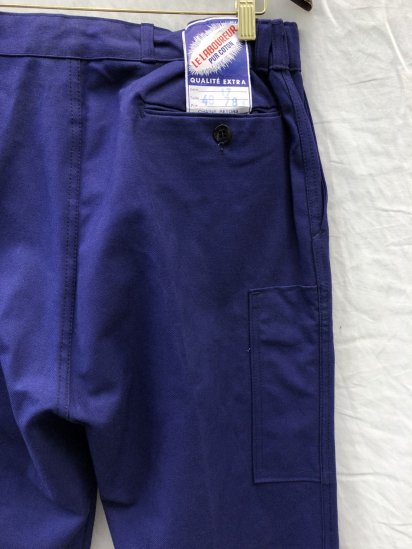Dead Stock 60-70's Vintage Le Laboureur Work Pants Made in France 
