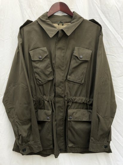 70's Vintage Italian Army Parachute Jacket (Size : approx L