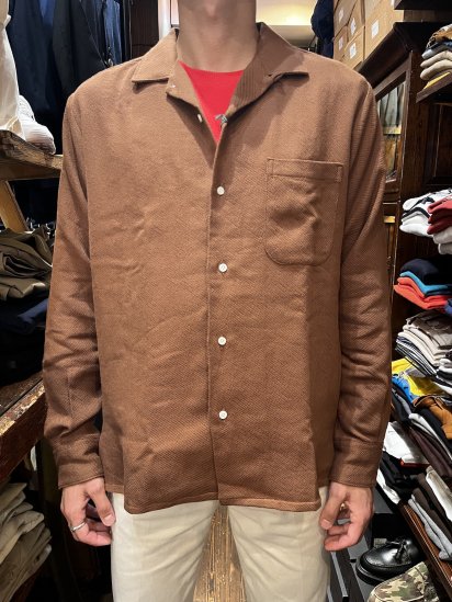 Gitman Brothers Gitman Vintage ”Triple Yarn” Cotton Twill Camp Collar  Shirts Made in USA - ILLMINATE Official Online Shop