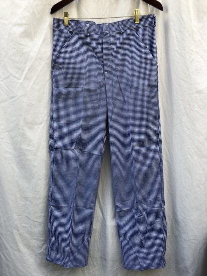 Dead Stock 90-00's British Work Chef Pants (Size: approx W33 x L30)