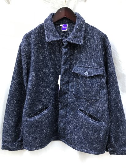 Massaua Made in Italy Wool x Poly Work Blouson / Navy 