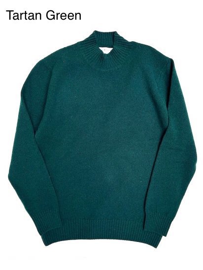 Mars Knitwear Lambswool Plain Knit Turtle Neck Sweater Made in U.K