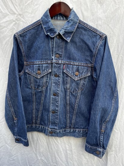 60's Vintage Levi's 70505 BIG-E Denim Jacket Made in U.S.A (SIZE : Approx 36~38) 