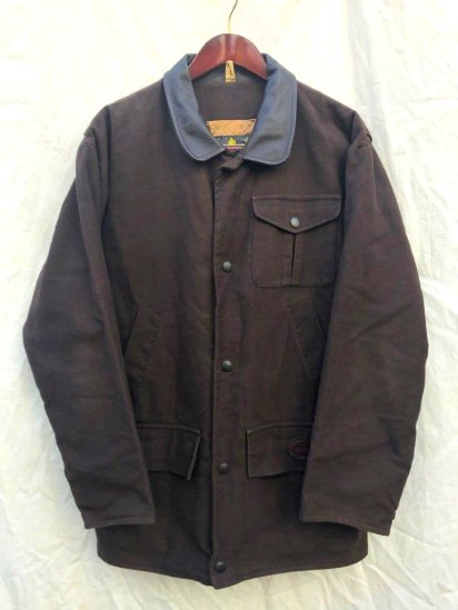 <img class='new_mark_img1' src='https://img.shop-pro.jp/img/new/icons50.gif' style='border:none;display:inline;margin:0px;padding:0px;width:auto;' />3 Crest Vintage Barbour Moleskin Jacket MADE IN ENGLAND (Size : M) / Brown