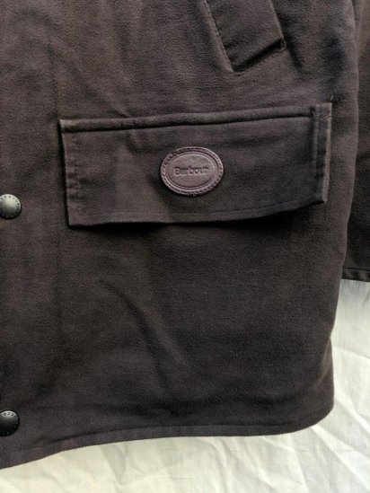 3 Crest Vintage Barbour Moleskin Jacket MADE IN ENGLAND (Size : M ...