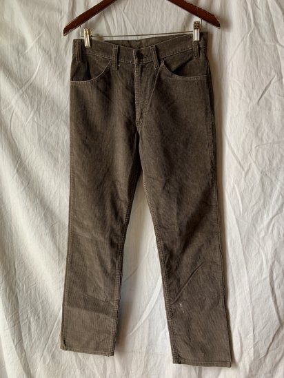 80's Vintage Levi's 519 Corduroy Pants Made in U.S.A Brown (approx W31 x L31)