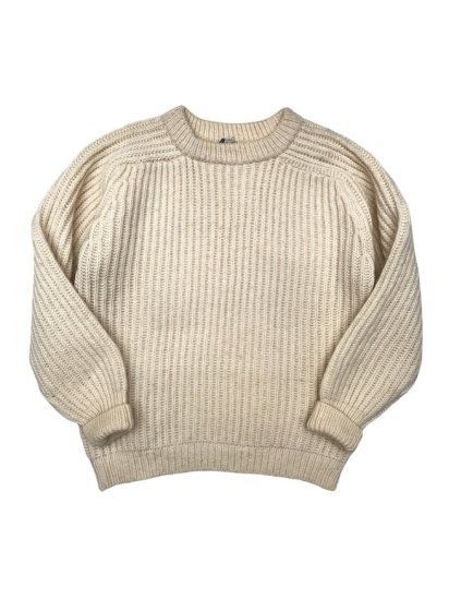 Unknown Vintage Aze Crew Neck Wool Sweater (Size : 40)