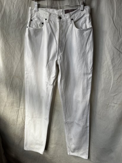 Old Levi's Levi's 901 White Denim Made in France (Size : 30 x 31.5)