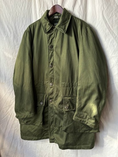 60's~ Vintage Dead Stock Swedish Army M59 Field Coat with Lining / 11