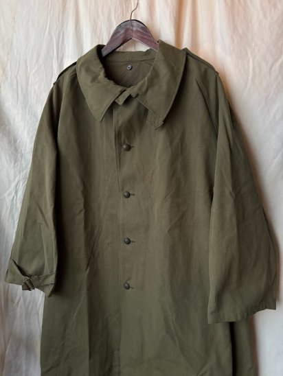 ~50's Vintage Dead Stock French Army M-38 Motorcycle Over Coat (Size : 2 ) / 2