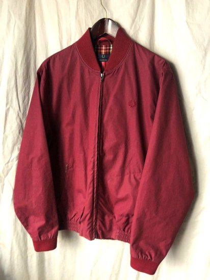 Old Fred Perry Ventile Sports Jacket Made in England (SIZE : 42)