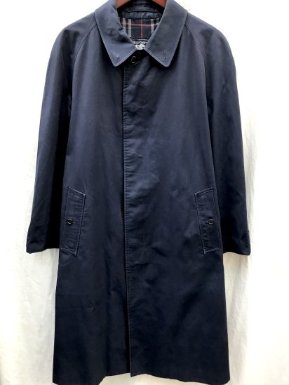 90's Vintage Burberrys P/C  Balmacaan Coat Made in England (Size : 50 LONG)