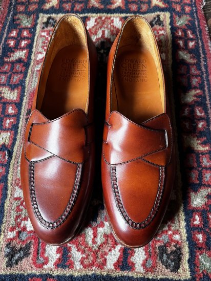 Edward Green Lulworth Butterfly Loafer Made in England (SIZE : UK 7E) /  Rosewood Antique - ILLMINATE Official Online Shop