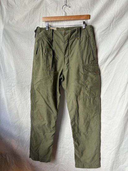 60's Vintage British Army 1960 Pattern Combat Trousers (Size : 3730H)