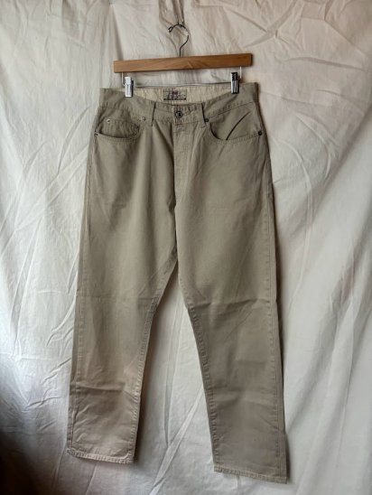 Old Euro Levi's 517 Cotton Twill 5 Pocket Pants Made in Italy (Size : approx 3332)