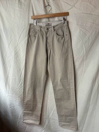 Old Euro Levi's 517 Cotton Twill 5 Pocket Pants Made in Italy (Size : 3033)