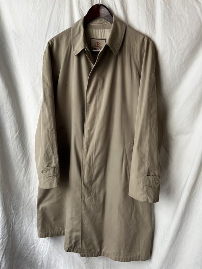 70's ~ Vintage Baracuta P/C Balmacaan Coat Made in England (Size : approx 38)